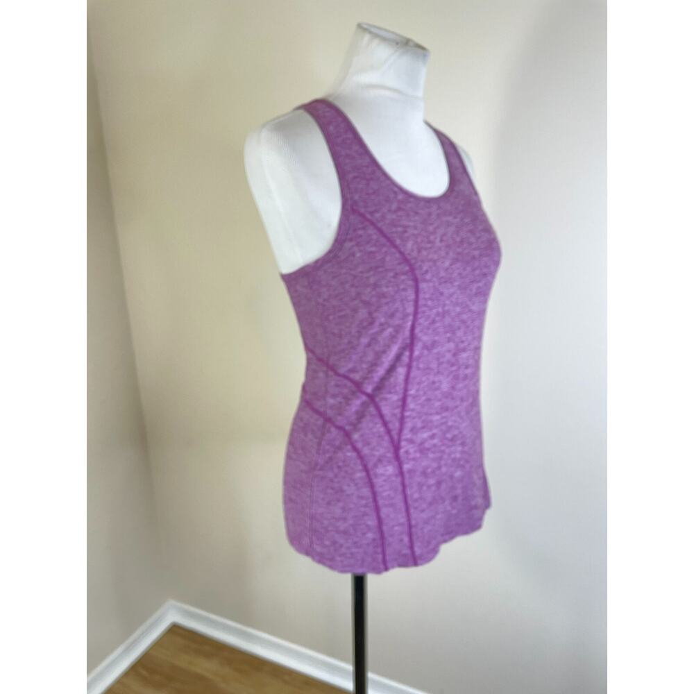 Reebok Womens Athletic TANK TOP - Size Small - Purple Racerback